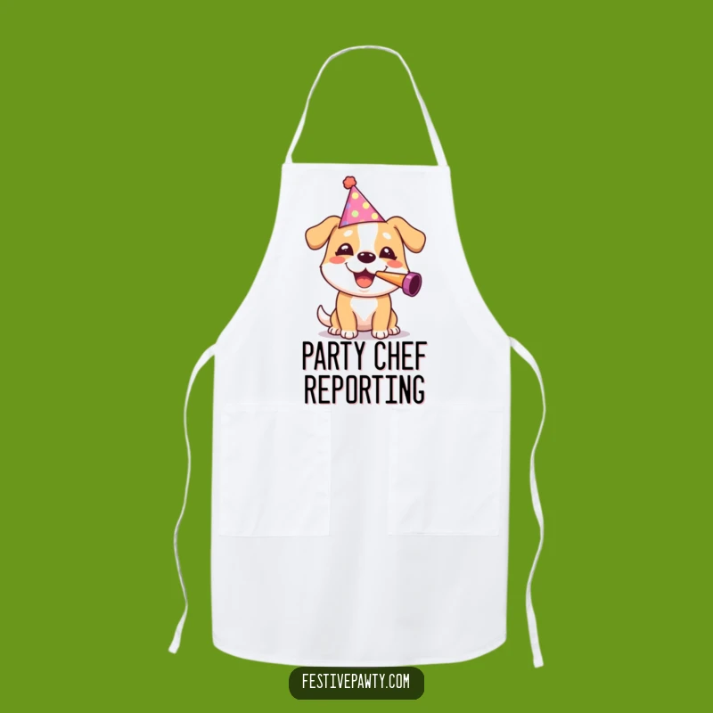 Funny Dog Party Apron: Cook & Celebrate Hilariously!