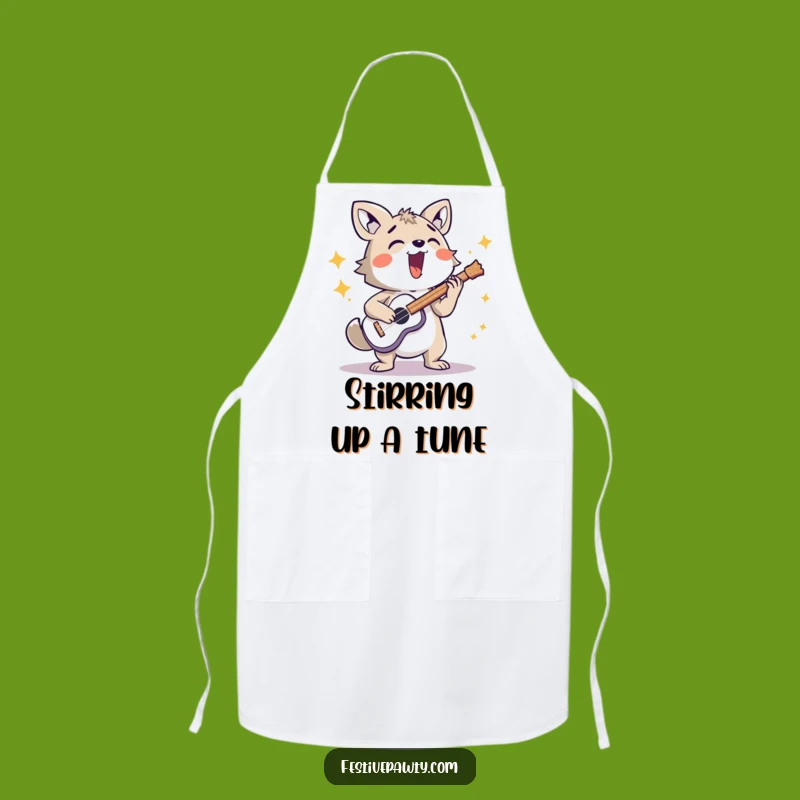 Funny Loud Musician Animal Apron - Kitchen Performance Funny Gift