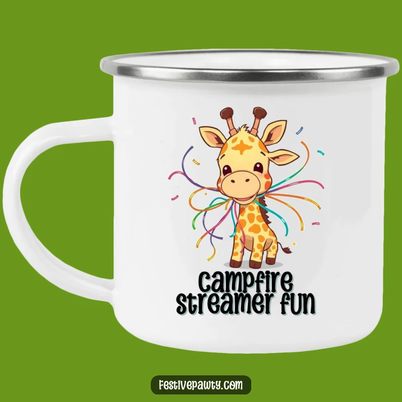 Funny Giraffe Streamer Camp Mug - Party Adventure, Perfect Gift!