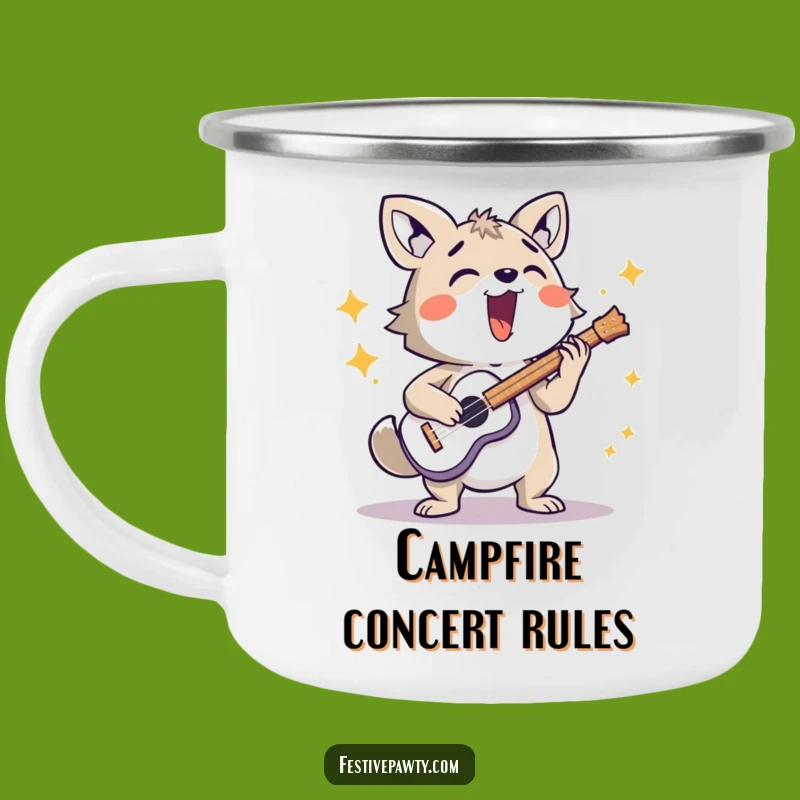 Funny Loud Musician Animal Camping Mug - Adventure Music Funny Gift