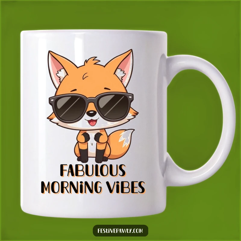 Funny Diva Fox Sunglasses Mug - Hilarious and Stylish Gift for the Fabulous You