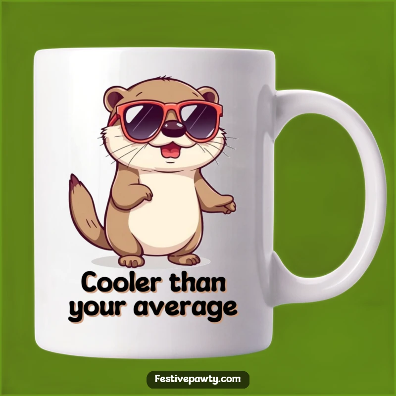 Funny Otter Sunglasses Mug: Cool & Humorous Gift for Otter Lovers