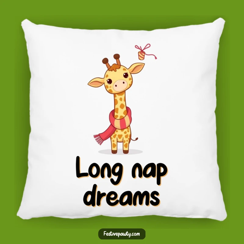 Cute Funny Giraffe Pillow - Soft Festive Party Comfort