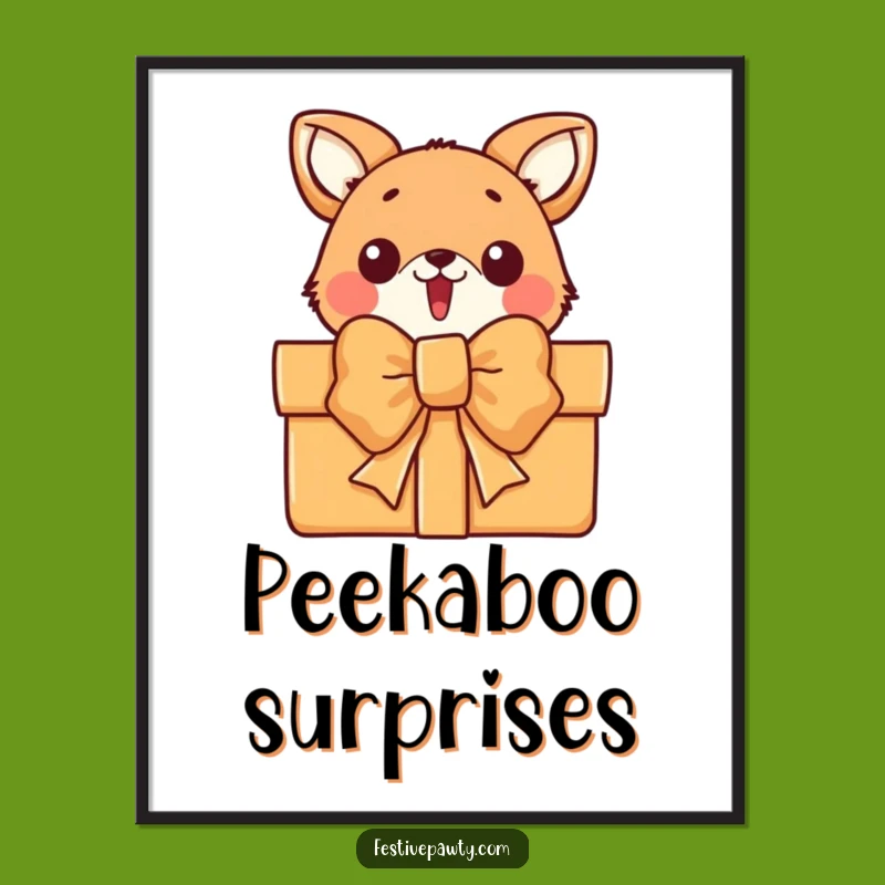 Funny Surprised Animal Gift Digital Art - Instant Whimsy Funny Gift