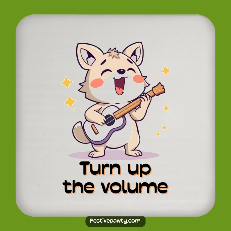 Funny Loud Musician Animal Drink Coaster - Protect Surfaces Funny Gift