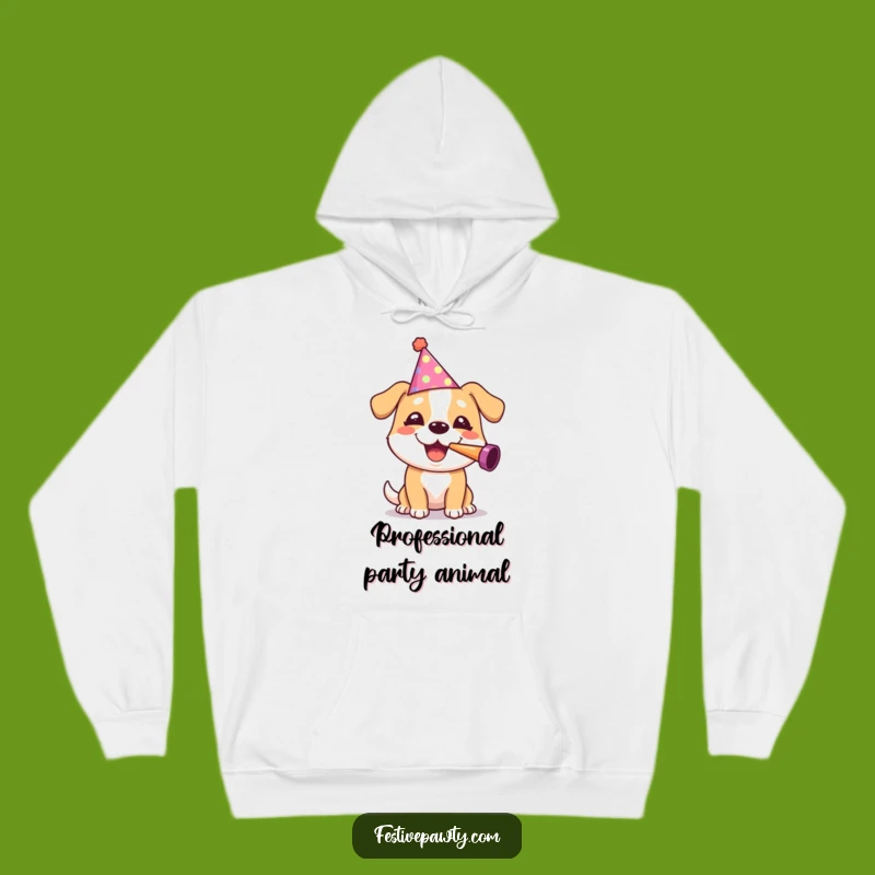 Cozy Funny Dog Party Hoodie: Warmth & Hilarious Celebration Vibes