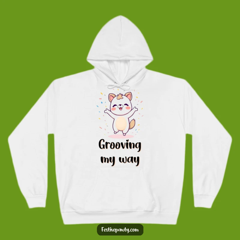 Funny Dancing Animal Hoodie: Cozy Celebration - Warm Funny Gift for Dancers