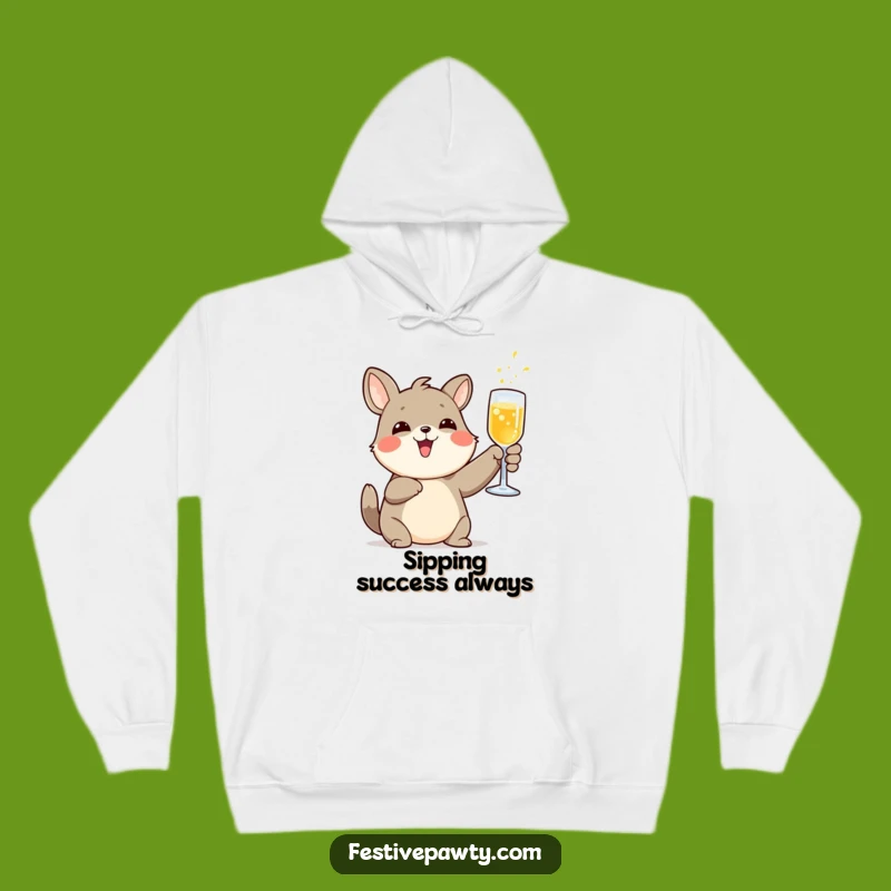 Funny Toasted Animal Fizzy Drink Hoodie - Cozy Celebrator Funny Gift