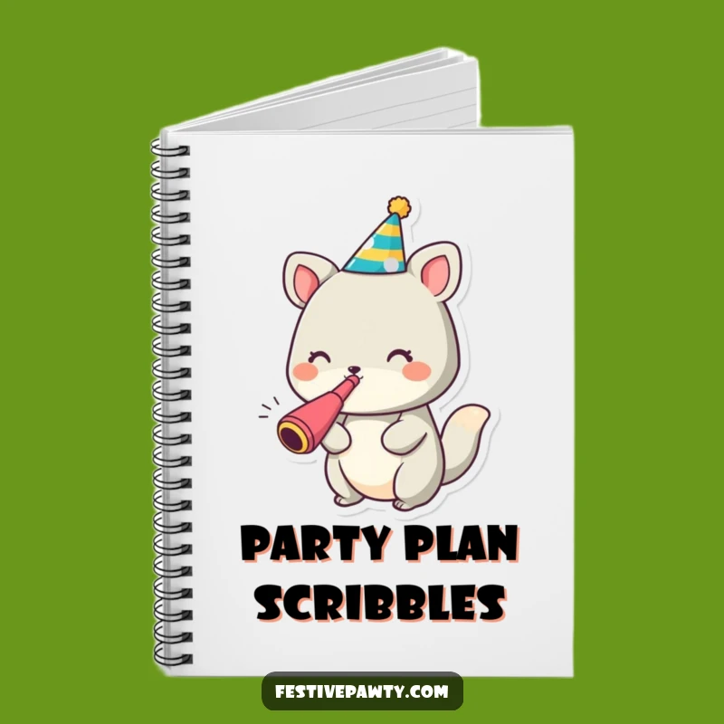 Funny Animal Party Notebook: Jot Down Festivities - Handy Funny Gift for Ideas