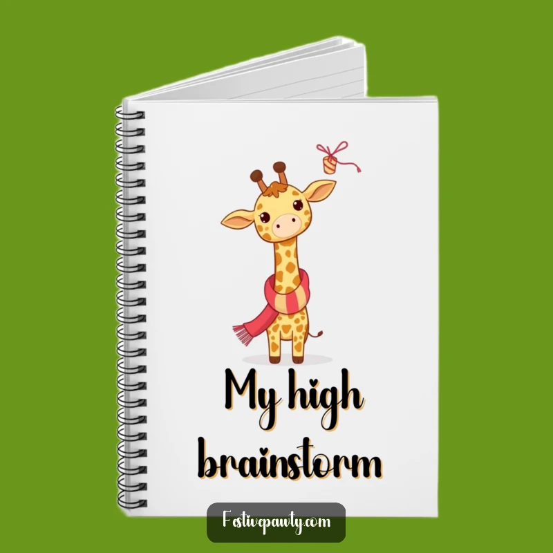 Funny Giraffe Party Notebook - Festive Journal for Ideas