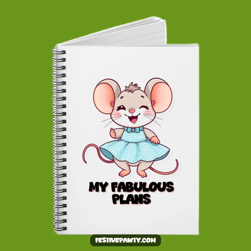 Funny Mouse Party Notebook: Delighted Mouse Journal - Creative Humorous Gift