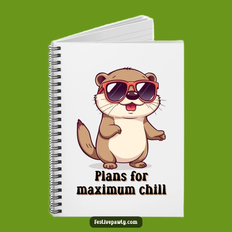 Funny Otter Sunglasses Notebook: Jot Cool Ideas with Humorous Style