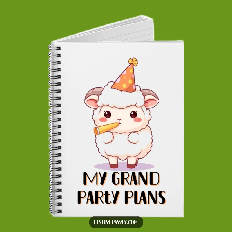Funny Sheep Party Notebook - Hilarious Journal for Festive Ideas
