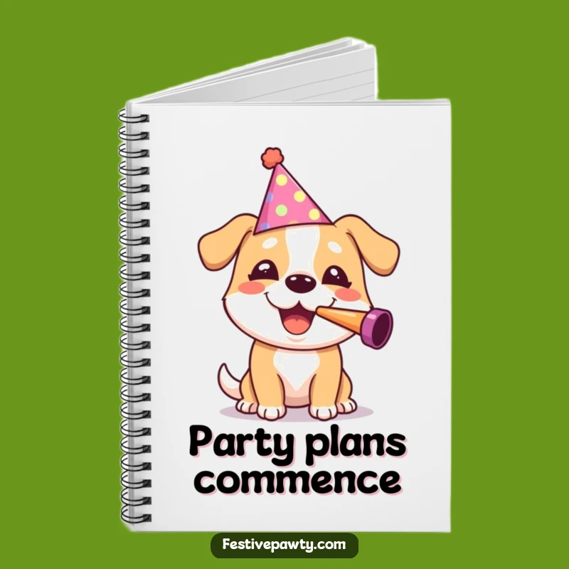 Funny Dog Party Notebook: Jot Down Ideas with Cheerful Glee!